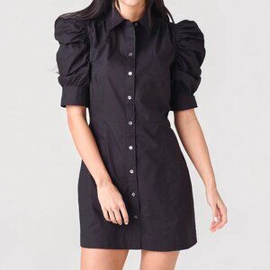 FRAME Gillian Dress in Black Size Medium